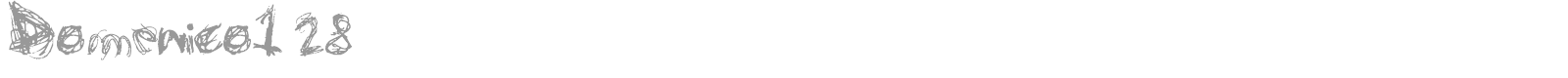 Domenico 128 font preview