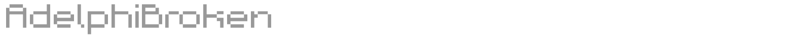Adelphi Broken font preview