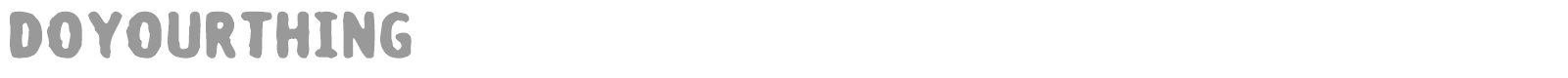 Do your thing font preview