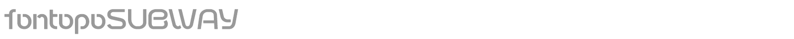 Fontopo Subway font preview