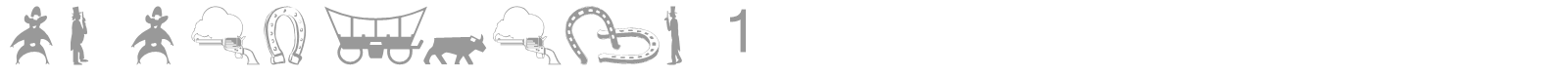 WM Western 1 font preview