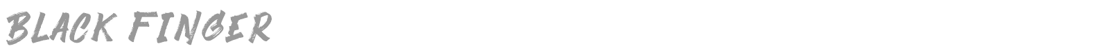 Black Finger font preview