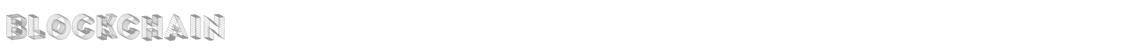 Blockchain font preview