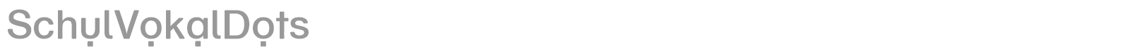 Schul Vokal font preview