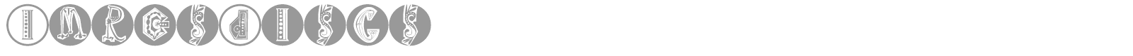 ImresDiscs font preview