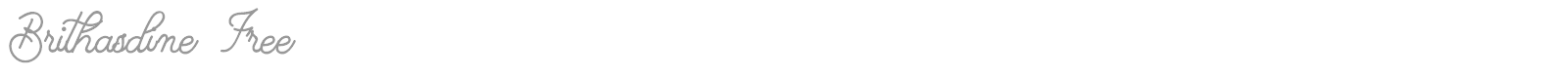 Brithasdine font preview