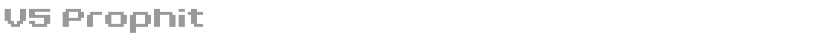 V5 Prophit Non font preview
