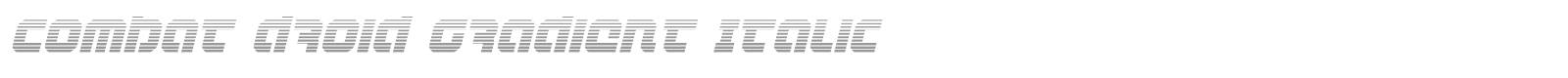 Combat Droid font preview