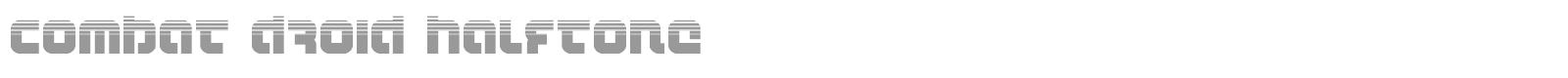 Combat Droid font preview
