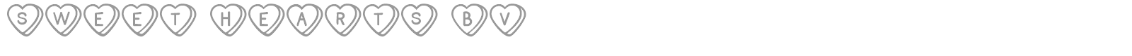 Sweat Hearts BV font preview