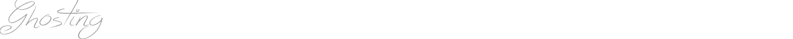 Ghosting font preview