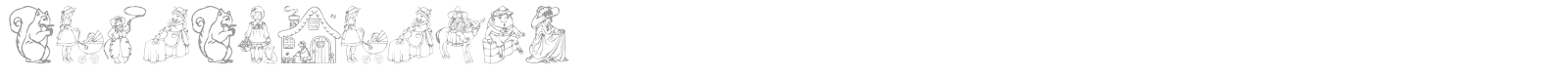 Ding Delights font preview