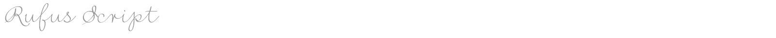 Rufus Script font preview