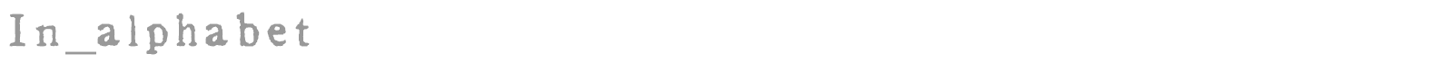 In font preview