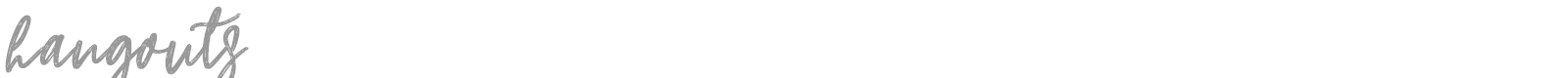 Hangouts font preview
