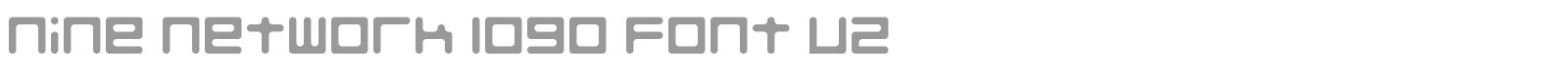 Font Nine Network logo font v2