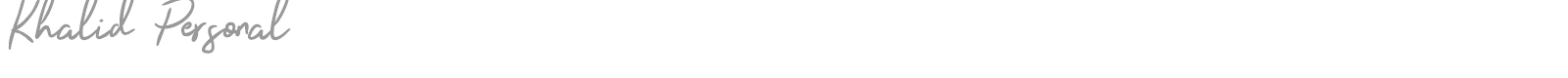 Khalid font preview