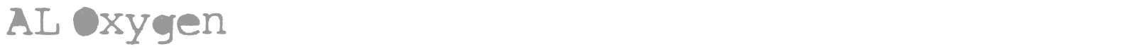 AL Oxygen font preview