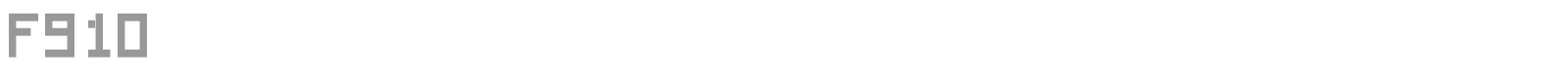 F910 font preview