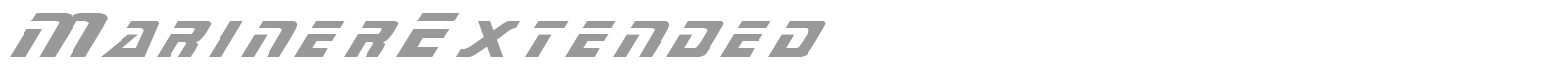 MarinerExtended font preview