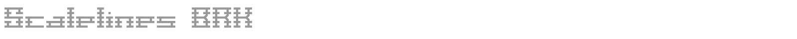Scalelines BRK font preview