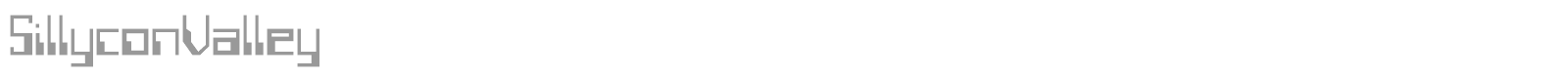 SillyconValley font preview