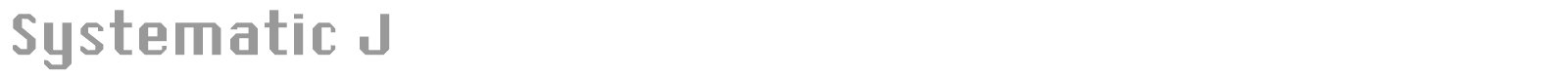 Systematic J font preview