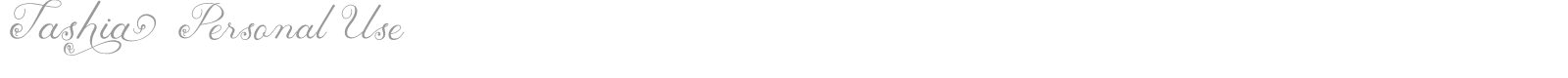 Tashia font preview