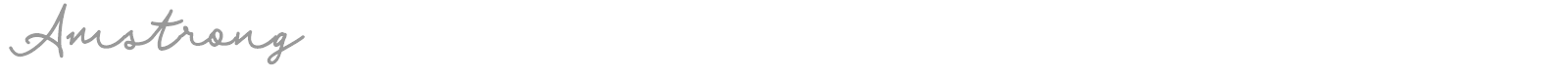 Amstrong font preview