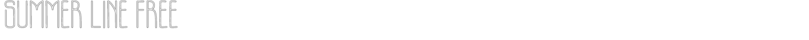 Summer font preview
