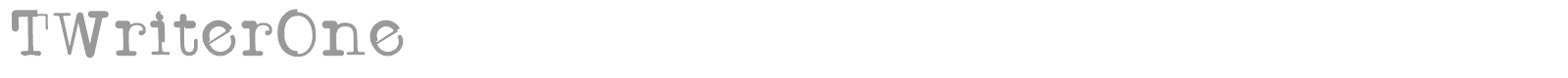 TWriter font preview