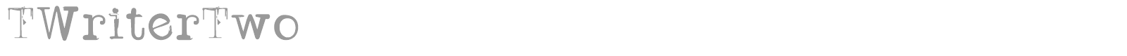 TWriter font preview