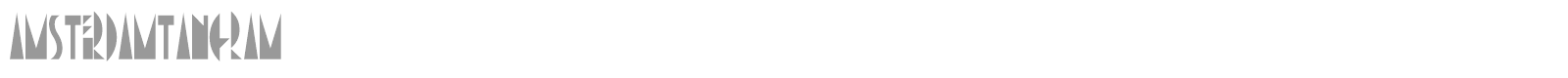 Amsterdam Tangram font preview