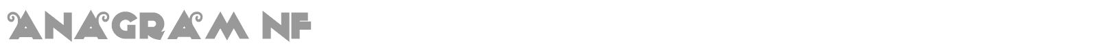 Anagram font preview