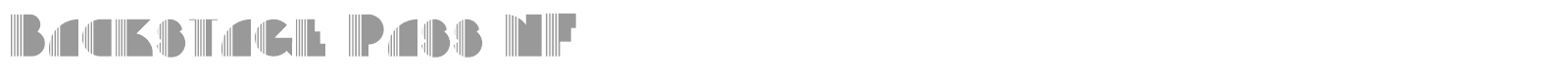 Backstage Pass font preview
