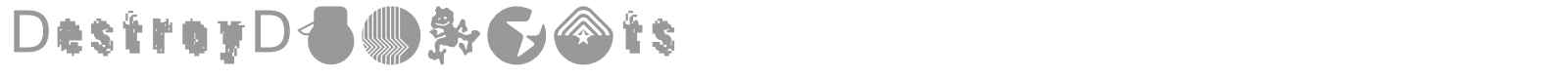 Destroy Dingbats font preview