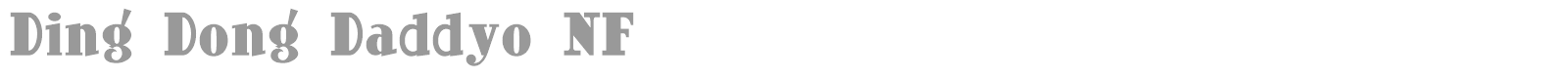 Ding Dong Daddyo font preview