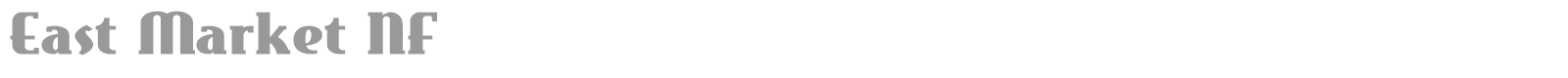 East Market font preview