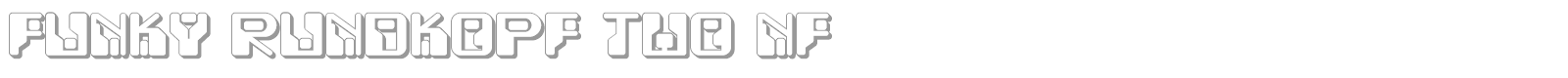 Funky Rundkopf Two font preview