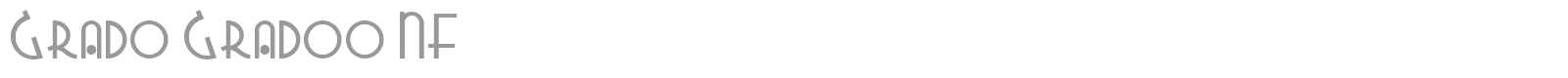 Grado Gradoo font preview