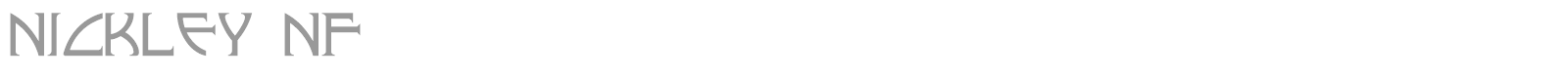 Nickley font preview