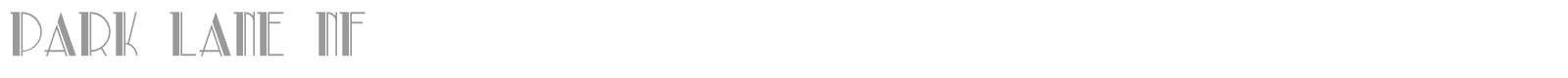 Park Lane font preview