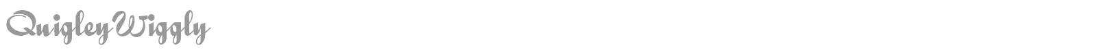 Quigley Wiggly font preview
