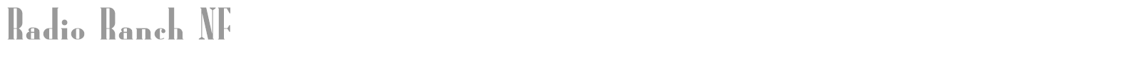 Radio Ranch font preview