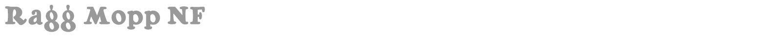 Ragg Mopp font preview