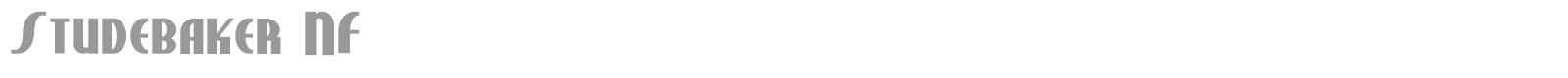Studebaker Bold font preview