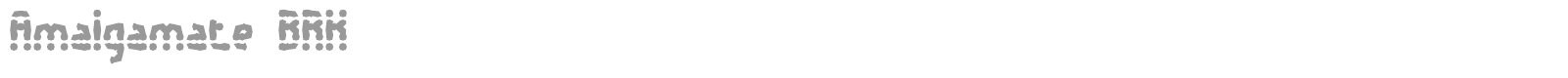 Amalgamate font preview