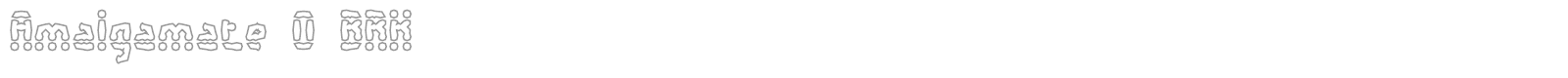 Amalgamate font preview