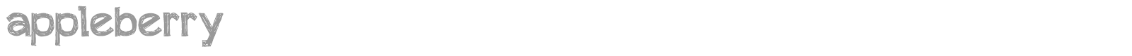 Appleberry font preview