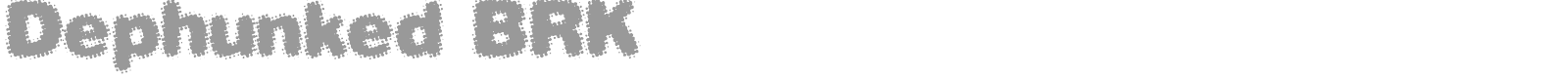 Dephunked font preview